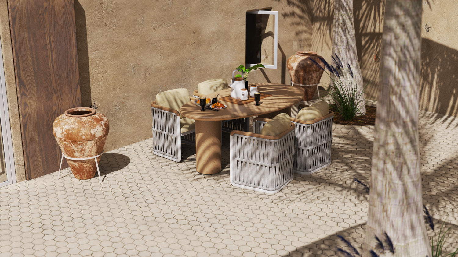 ARCHY DINING SET