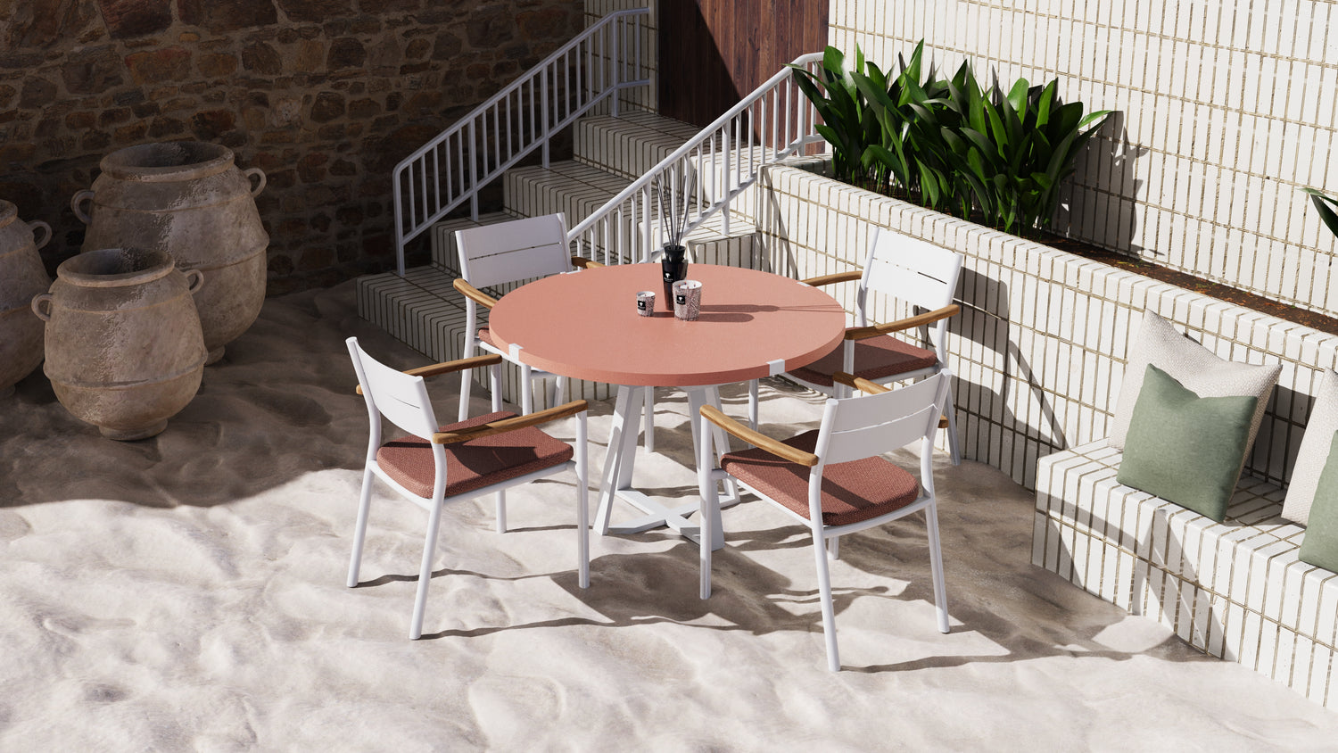 DOVE TAIL DINING SET
