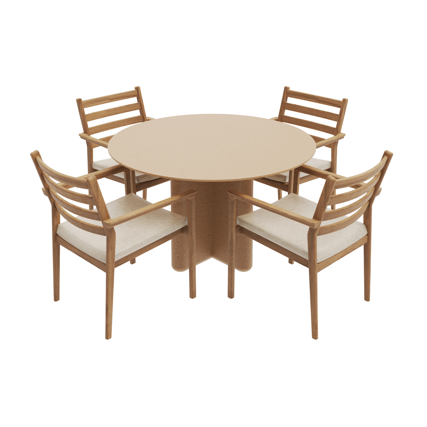 CROSS LEG & CUBA DINING SET