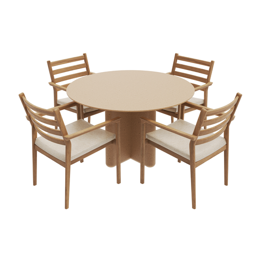 CROSS LEG & CUBA DINING SET