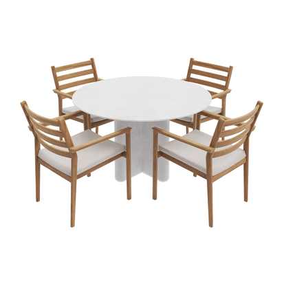 CROSS LEG & CUBA DINING SET