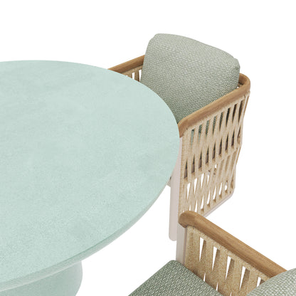 ARCHY DINING CHAIR - ROUND DINING TABLE