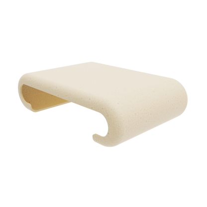 ROLLED LEG COFFEE TABLE