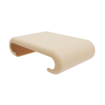 ROLLED LEG COFFEE TABLE