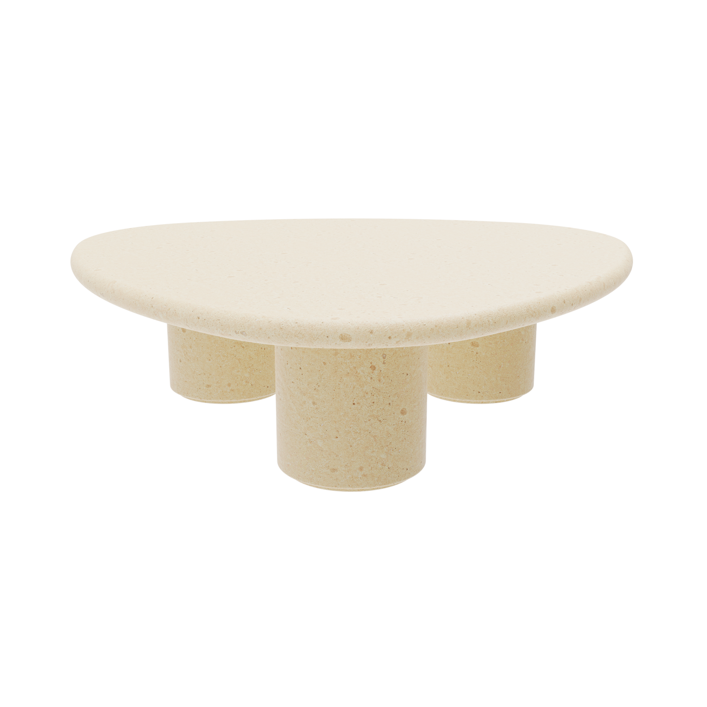ROTARY CYLINDER LEG COFFEE TABLE