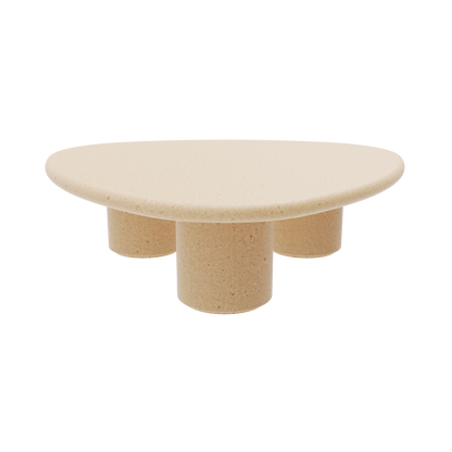 ROTARY CYLINDER LEG COFFEE TABLE