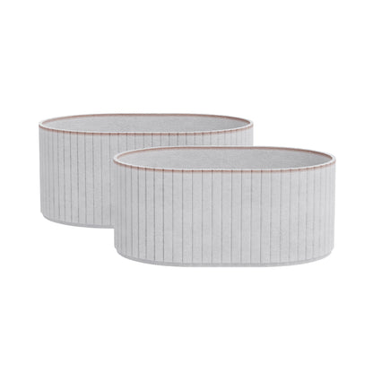 OVAL LINE POT SET 2