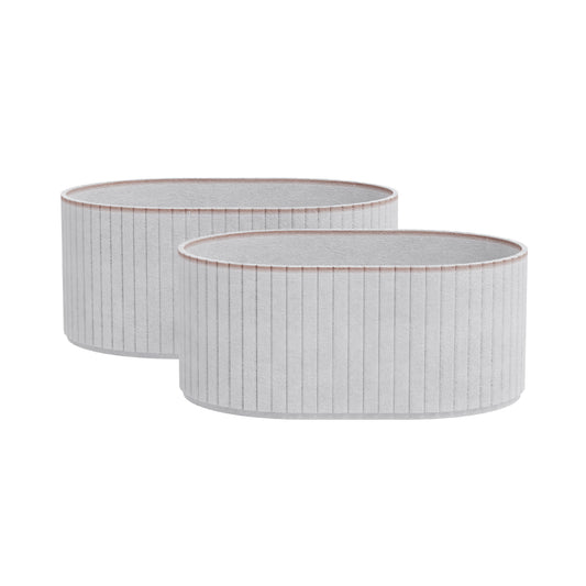 OVAL LINE POT SET 2