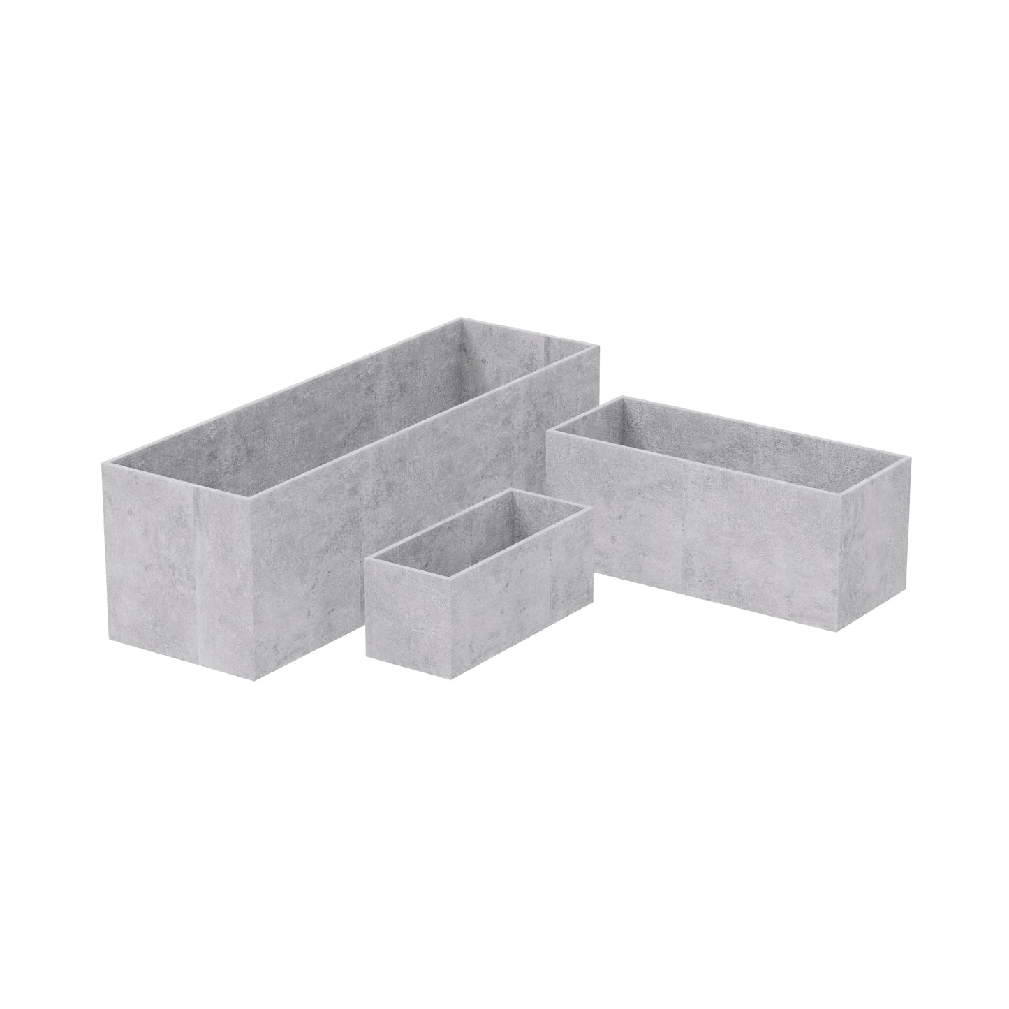 RECTANGLE POT SET OF 3