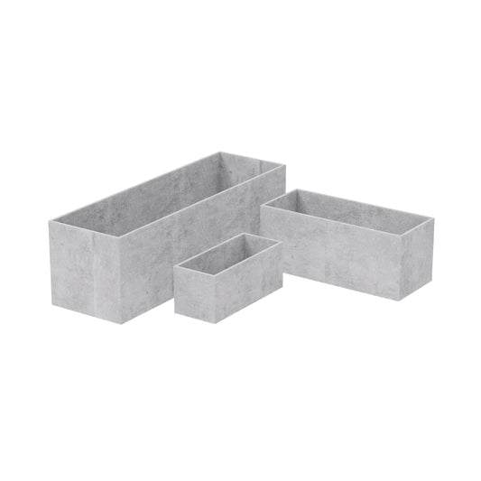 RECTANGLE POT SET OF 3