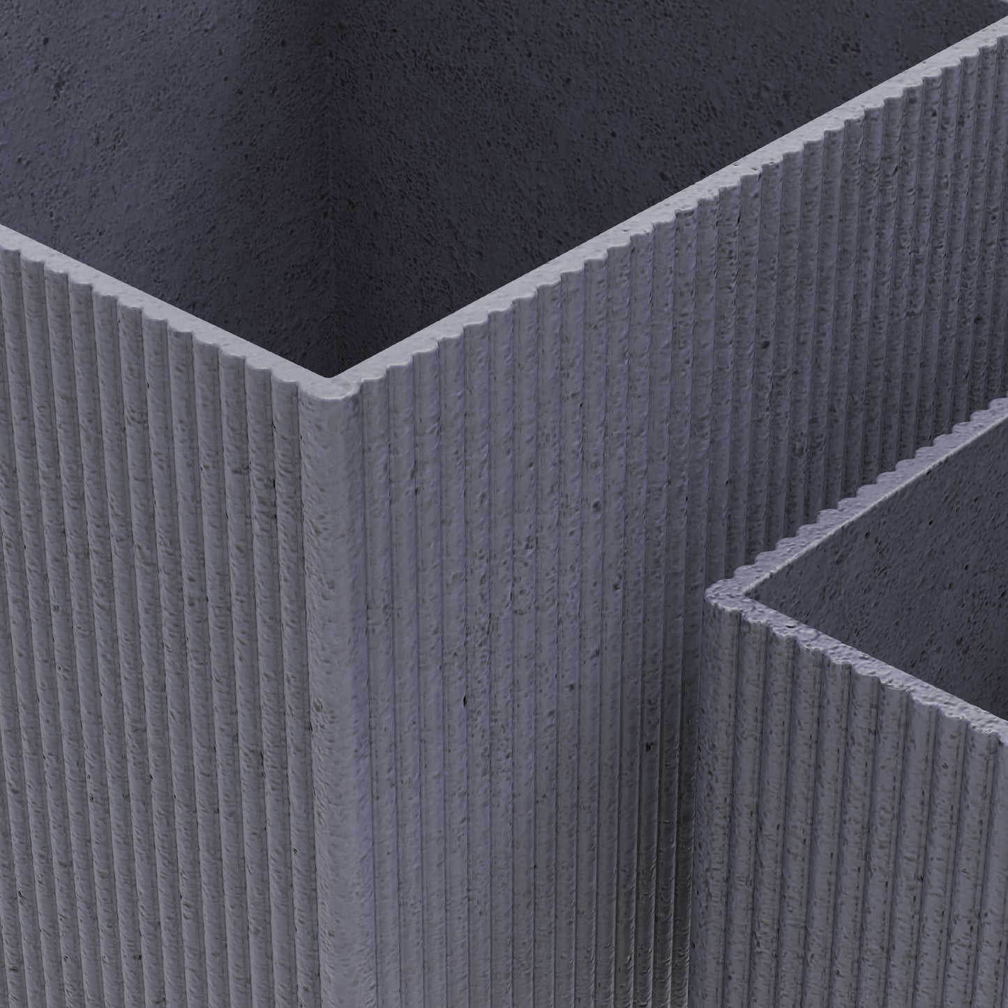 SQUARE LINE POT SET