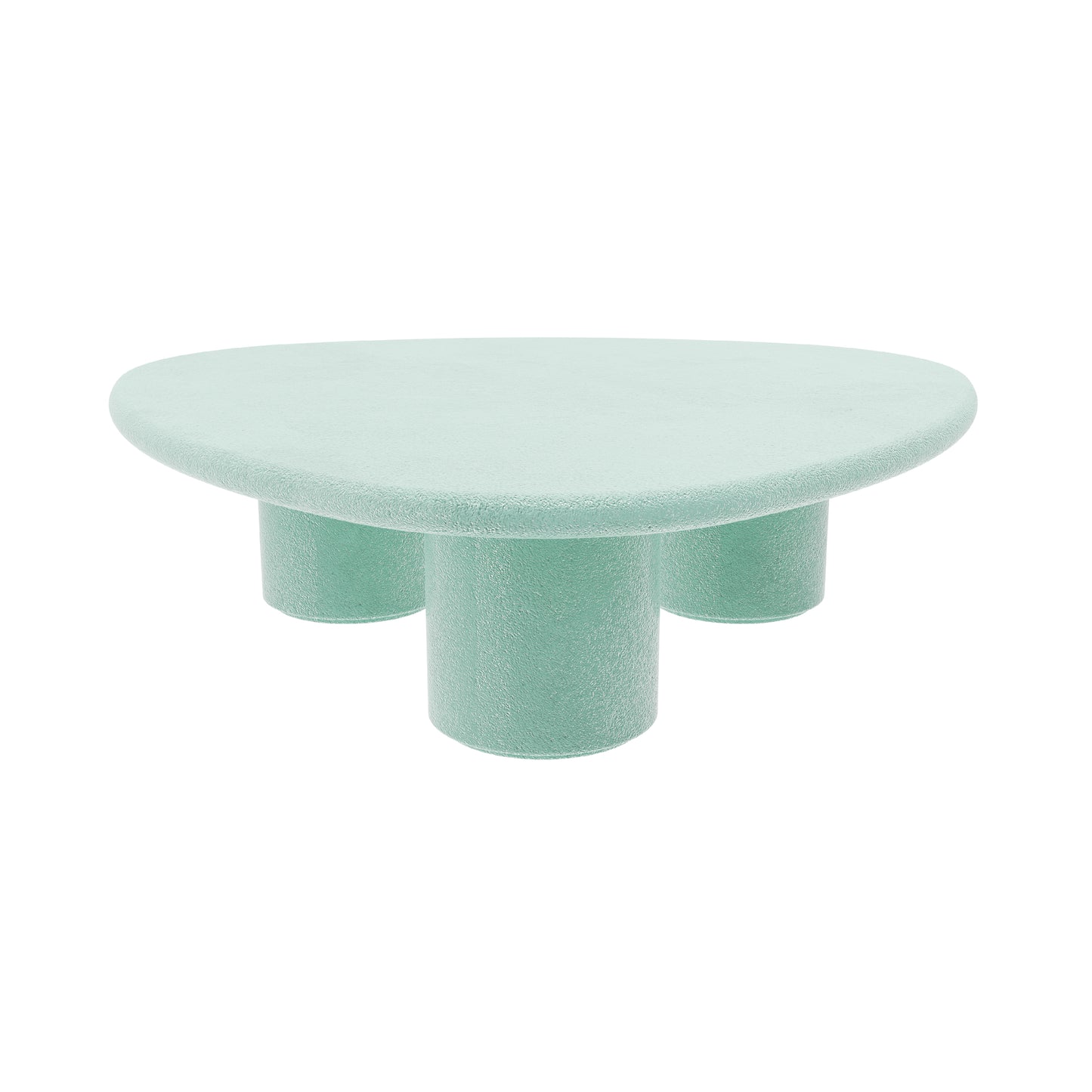 ROTARY CYLINDER LEG COFFEE TABLE